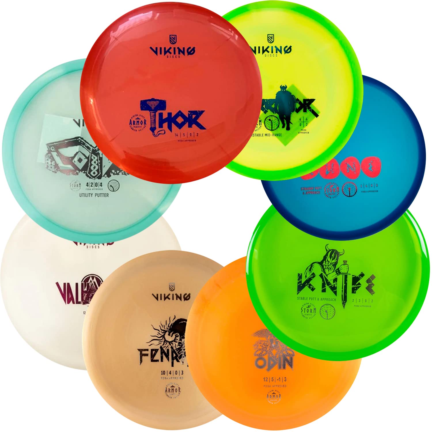 Viking Discs Competition 8 Disc Set